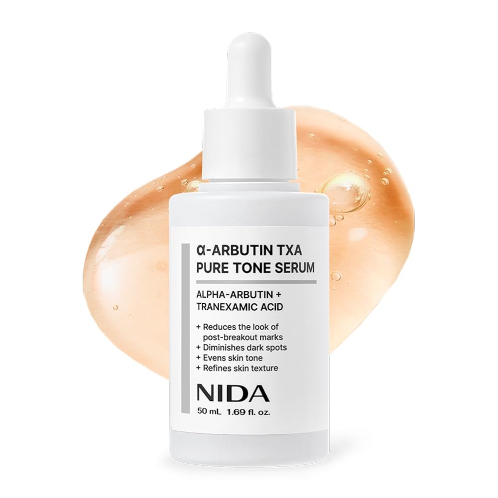 NIDA Alpha-Arbutin TXA Pure Tone Serum 50ml bottle