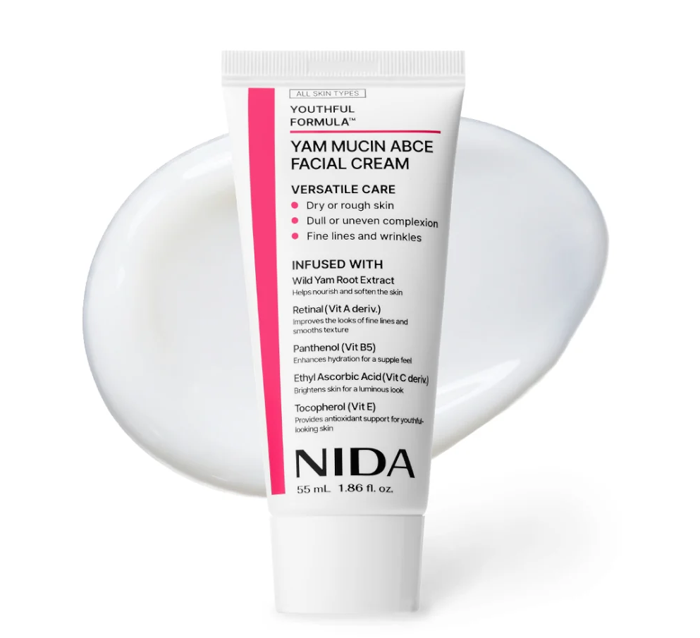 NIDA Yam Mucin ABCE Facial Cream 55ml tube