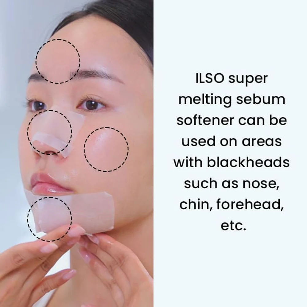 Where to use the sebum softener — nose, chin and forehead